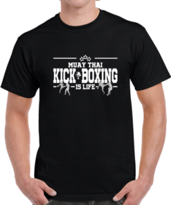Kickboxing Is Life (Dark) T-Shirt