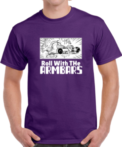 Roll With The Armbars Tshirt (Dark)