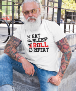 Eat Sleep N Roll (Light)  T-Shirt