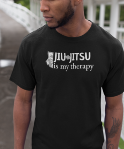 BJJ is Therapy (Dark) Tshirt