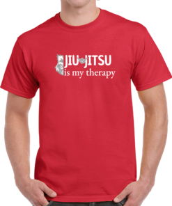 BJJ is Therapy (Dark) Tshirt