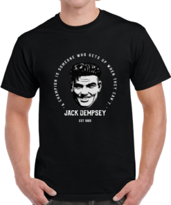 Jack Dempsey "A Champion is" t-shirt (Dark)