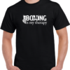Boxing is Therapy (Dark) Tshirt