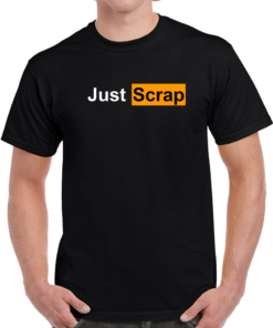 Just Scrap! on Dark T-shirt