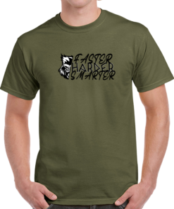 Faster, Harder Smarter Tshirt (light)